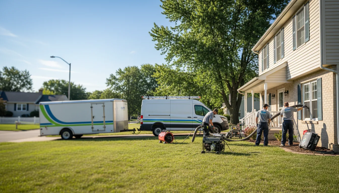 Flooded Basement Restoration And Cleanup With Repair in Wichita, KS near me